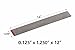 Texas Knifemakers Supply O1 Tool Steel Bar Stock – Precision Ground Flat Stock for Knife Making and Tooling – Multiple Sizes and Pack Quantities (1, .125