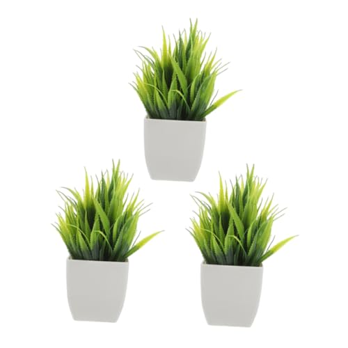 BUGUUYO 3 Piezas Planta En Maceta Simulada Plantas Verdes Decoración Artificial Decoraciones De Escritorio De Oficina Decoración De Escritorio Plantas Falsas Decorativas Páginas