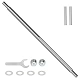 XIKOBY 36' Go Kart Live Rear Axle Shaft Kit Compatible with Go Cart ATV Quad 4 Wheeler Dune Buggy, 1' Diameter 3/4' Step Down & 3/4-16 Fine Thread for Manco Murray Go-kart Parts with 1/4' Keyway