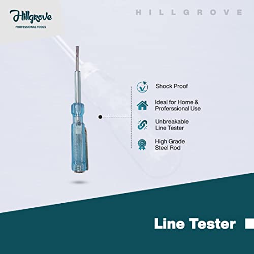 Image of Hillgrove HGCM304M1 Power Extension Board with 4 Universal Socket and 1 Switch with Analog Line Tester and 5 Meter Long Cable Surge Protector for Home /Computer /Fridge 4 Socket Extension Boards