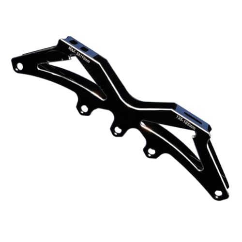 Base de aluminio para patines en línea de velocidad con soporte robusto de 4 ruedas 4