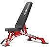 YOLEO Commercial Adjustable Weight Bench 2315LB ASTM Certified – 80% Pre-Assembled Heavy Duty Workout Bench for Home Gym, Decline/Flat/Incline Bench Press, 2.4″ Thick Pad & 2 Wheels