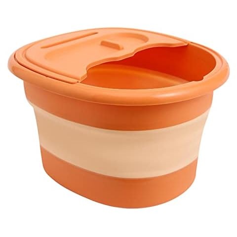 su-xuri Foot Spa Bath Massager Collapsible Foot Spa Basin Lightweight Foot Bath Bucket Foot Warmer For Home Foot Spa Pedicure And Massage Cover