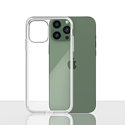 NEOFIER Crsytal Clear Coque Iphone 13 Pro, Coque Transparente étui à téléphone en TPU, Coque de Protection Souple, Coque Antichoc Anti-Rayures Anti-Jaune pour téléphone Portable Cover