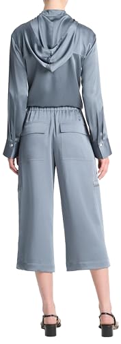 Vince Women's Low Rise Satin Parachute Crop Pant3