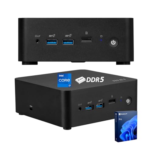 msi Cubi NUC rWlX~jfXNgbvA13Intel Core i7-1365U vProA32GB DDR5A1TB SSDA4fBXvC&4KΉAThunderbolt 4AHDMIAMicroSDJ[h[_[AfA2.5