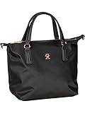 Tommy Hilfiger Bolso Tote Mujer Poppy Small Tote Pequeño, Negro (Black), Talla Única