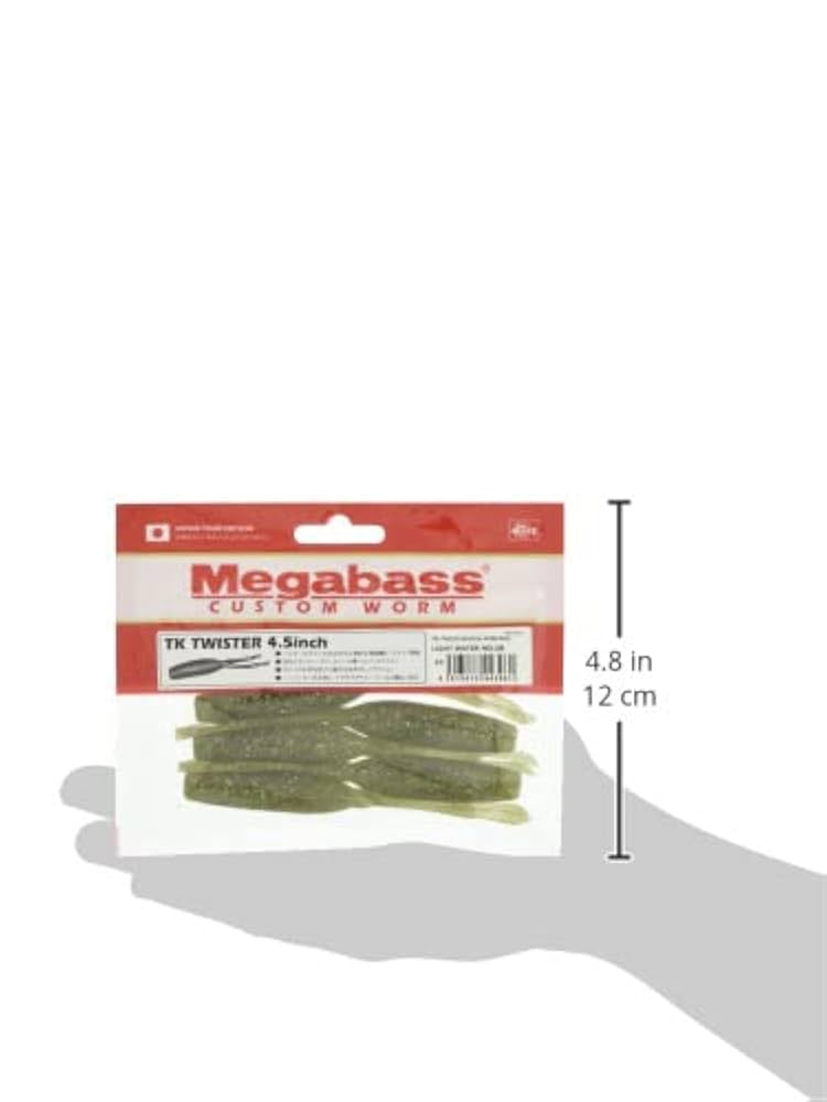 Amazon.co.jp: メガバス(Megabass) ワーム TKツイスター 4.5