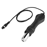 Long cordon d'alimentation : le long cordon d'alimentation permet à la poignée du pistolet thermique de l'utiliser de manière flexible et confortable lorsque vous voulez changer d'angle.