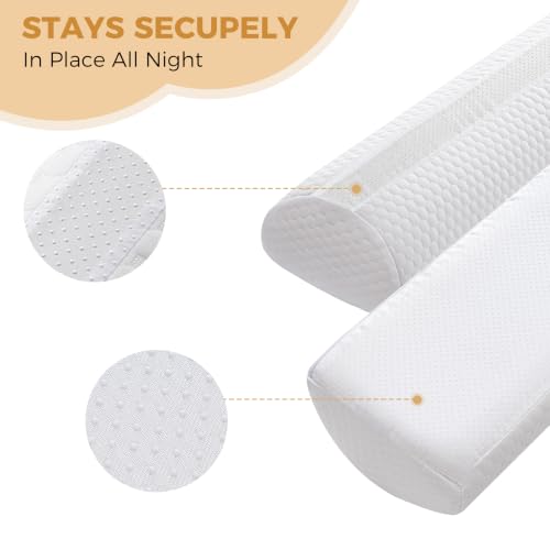 Miniatura 5 de Yihata 2en1 Barrera Seguridad Niños Cama, Barandilla Larga De Espuma Desmontable En 2 Secciones Utilice, Parachoques De Para Bebés Y Personas Mayores, Fácil De Llevar Y Adecuado Para Todas Las Camas