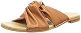 Made in Portugal Ten Points Damen Madeleine Flache Sandale, Cognac, 39 EU