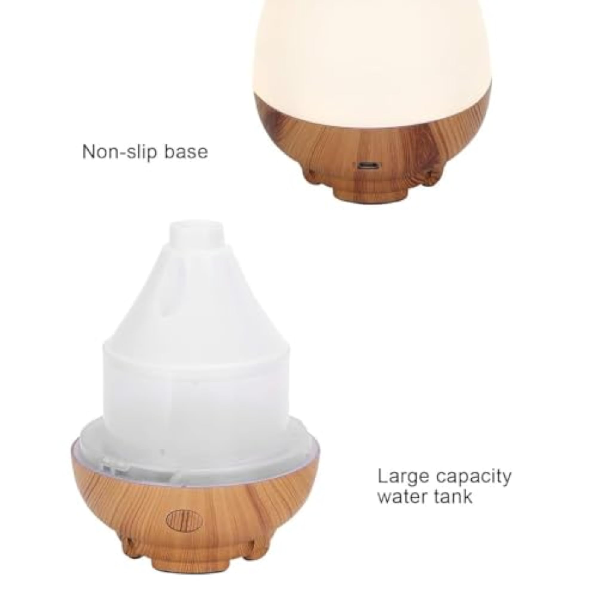Jade Bottle Aroma Diffuser Vase with LED Lamp
