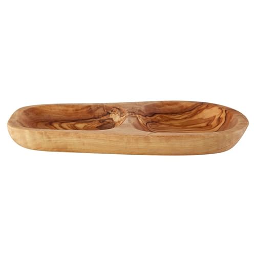 47th & Main Olive Wood Antipasti Tray Serving...