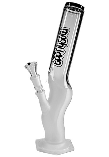 Glas Bong 'Meshugga' Bong Sechskantfuss Wasserpfeife 45 cm/Ø 55mm / Schliff: NS 2x19 (18,8mm) / Wandstärke: 5mm…