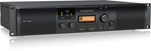 BEHRINGER NX6000D Endleistung 6000 Watt 2 Kanäle mit automatischer Impedenzkompensation + DSP