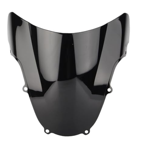 Pare-Brise Moto Double Bulle Noir pour GSXR 600 750 K1 2000-2003