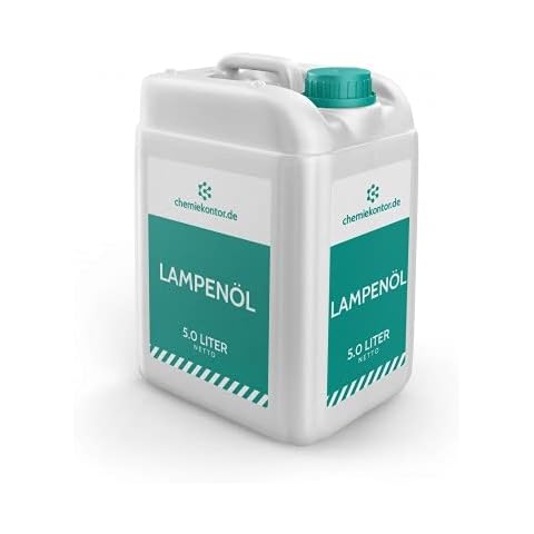 chemiekontor.de Lampenöl | nahezu Geruch- und rußfreie Verbrennung | Premium-Qualität Größe 5 Liter Cover