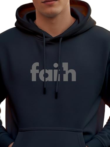 Image of XENOVAURBAN Hoodie for Men /Women | Unisex fit Cotton Fleece Hooded Sweatshirt - Faith