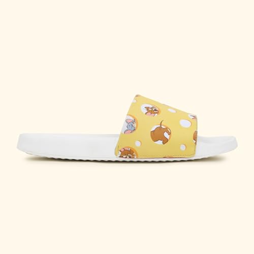 Image of YOHO Sliders for Women | Comfortable and Lightweight Slides | WB Cartoon & Comic Characters: Tom & Jerry, Big Bang Theory, Friends, Games of thrones and Wonder Woman Footwear for Girls