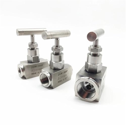 Vanne à pointeau 1 pouce en acier inoxydable 304 BSP pour blocage des fluides