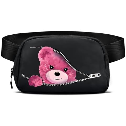 Belt Bag for Women, Viewm Waterproof Fanny Packs for Women Men Fanny Pack Crossbody Bags for Women with Adjustable Strap for Travel Fitness Running Hiking Cover