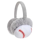 [LYING] 耳あて 子供 キッズ イヤーマフ 防寒 冬 小学生 可愛い ボール柄 耳カバー イヤーウォーマー 子ども 男の子 女の子 暖かい 野球柄・ラクビー・テニス柄 耳当て ふわふわ 裏起毛 保温 防風 寒さ対策 通学 自転車 お出かけ用