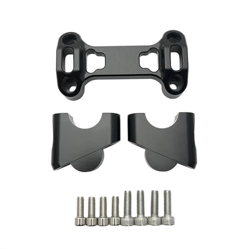 Abrazaderas de Manillar para BMW R1200GS Cubierta Elevadora Plata 3