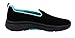 Skechers Women's Gowalk Arch Fit- Grateful Walking Shoes Black/Aqua 9 M US