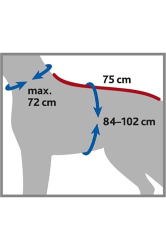 Trixie Hunde-Bademantel - XL - 70 cm, XL - Rückenlänge 75 cm