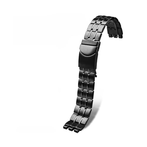 Bracelet en métal en acier noir masculin 21 mm montre yvs451 yvs435 ycs443g