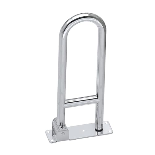 XEGZLH Stainless Steel Foldable Toilet Grab 23.6