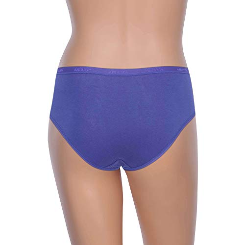 Image of Amante Solid Cotton Low Rise Hipster Panty Pack(Pack of 3)
