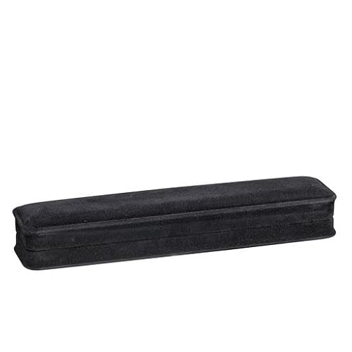 Allure - Rich Suede Black Luxury Bracelet Box, Elegant Diamond Bracelet Case, With Black Velour Interior, Jewelry Display Gift Box, For Unique Proposal, Engagement Or Wedding. #TOP1