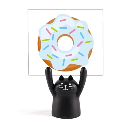 Support mémo chat noir pour sublimer vos tables de fête