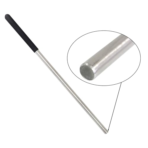 Zadery 1 Pair Torsion Spring Winding Rods with Non-Slip Handle, 16 Inch Length Winding Bars for Adjusting or Replacing Garage Door Torsion Springs, 1/2 inch Diameter Round Steel Rods