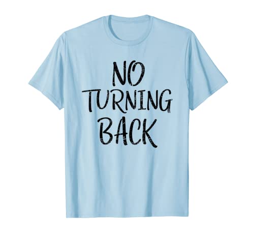 Photo de T-shirt chrétien avec inscription « No Turning Back Follow Jesus » T-Shirt