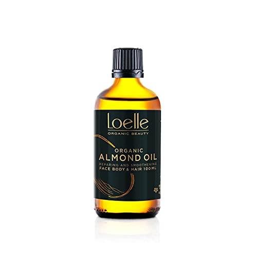 Loelle, Pure, Cold Pressed, Sweet Almond Oil, Natural Anti-Stretch Mark Remedy to Use in Pregnancy, Moisturising Body Oil