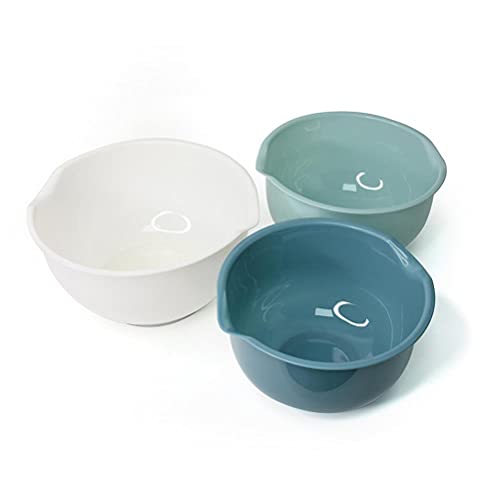 Set de 3 Tazones Plásticos para Mezcla Apilables miniatura 1