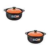 Photo Gallery mikinona 2 pezzi pentola in per stufati con design antiscivolo e doppie maniglie energetico per cucina domestica per persone Photo Gallery mikinona 2 pezzi pentola in per stufati con design antiscivolo e doppie maniglie energetico per cucina domestica per persone