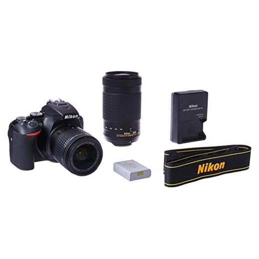Nikon D5600 DSLR with 18-55mm f/3.5-5.6G VR and 70-300mm f/4.5-6.3G ED