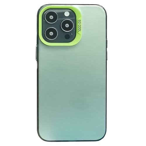 SNZ Funda para iPhone 14 Pro, funda estándar para iPhone 14 Pro, [resistente al amarilleamiento] con resistente a los arañazos (verde)