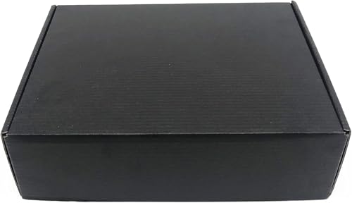 Image of Black Cardboard Shipping Box 14.2x10x4.7 inch 10 Pack | Corrugated, Inside Size: 13.5x9.8x4.6 inch, Packaging Storage
