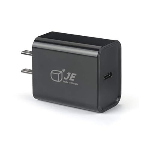 USB C Charger, JE Make IT Simple 18W PD Fast Type C Charger, Wall Charger USB-C Power Adapter, for iPhone 15/14/13/12/ Max, MagSafe Charger, Galaxy Series Cover