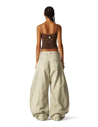 Aelfric Eden Baggy Barrel Jeans Vintage Wide Leg Oversized Streetwear Y2k Denim Pants Trousers3
