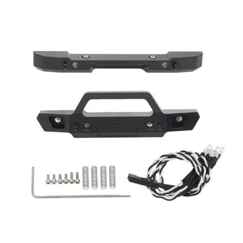 Parachoques Axial SCX24 con luces LED para rutas nocturnas de micro crawling 2