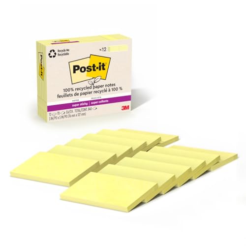 Notes super adhésives Post-it 2 fois plus puissantes pour surfaces verticales