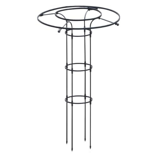 Treillis obélisque de jardin pour plantes grimpantes, 210 cm, support vertical antirouille pour jardinage intérieur et extérieur, idéal pour vignes et fleurs