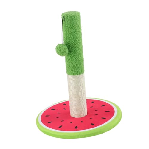 OUNONA 猫の爪とぎ 室内猫用キャットツリー 猫のスクラッチパッド 猫引っ掻き 猫のスクラッチャーのおもちゃ 猫のおもちゃ 猫ひっかきマット 柱を引っ掻く 立ち杖のおもちゃ Pp綿