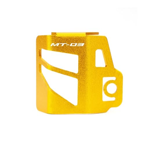 Couvercle réservoir liquide frein moto MT09 SP protection arrière en aluminium brossé
