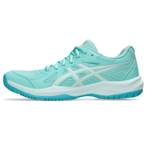 ASICS Women's Upcourt 6 Indoor Sport Shoes, 9, Illuminate Mint/Soothing SEA